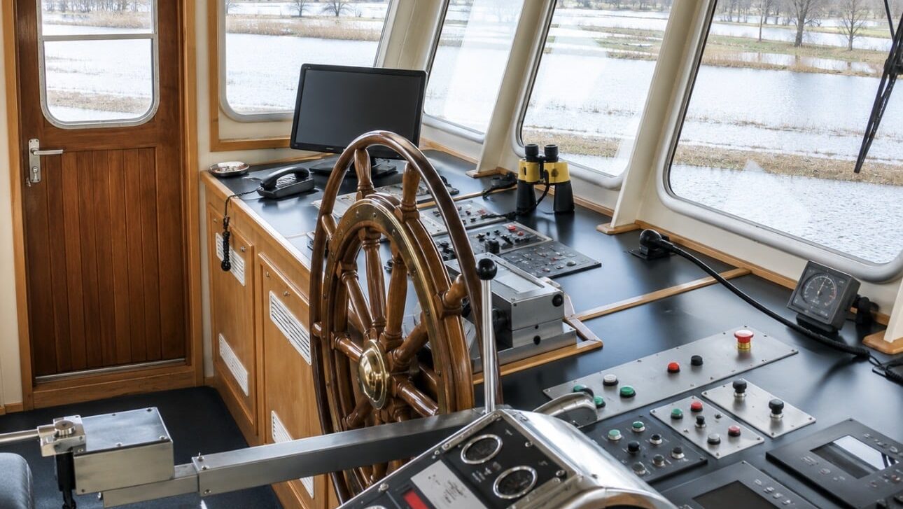 Wheelhouse reconstruction after design verification failure Wheelhouse of a commercial vessel illustrating a case study on design verification and project governance.