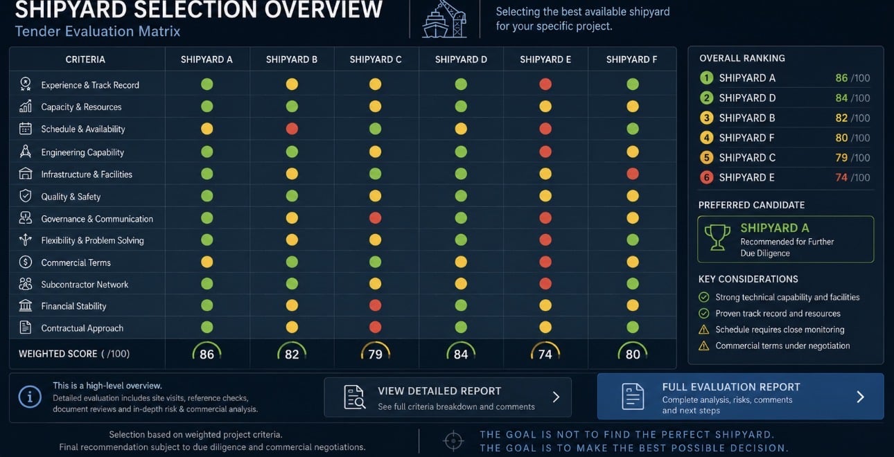 How to Select the Right Shipyard for Your Project
